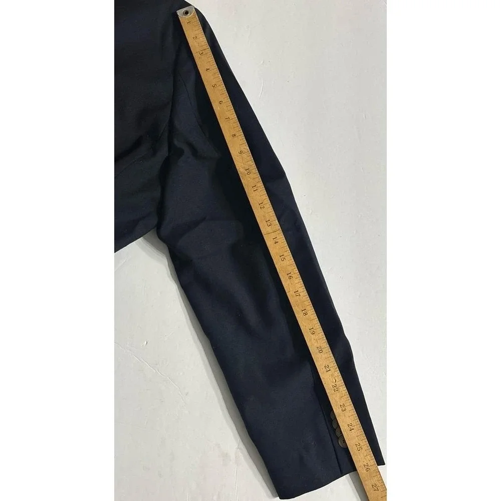 Tommy Hilfiger Men's Navy Two Button Blazer (No Size Tag) AS IS